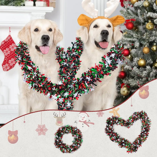 Błyszcząca Girlanda Śnieżna Na Święta