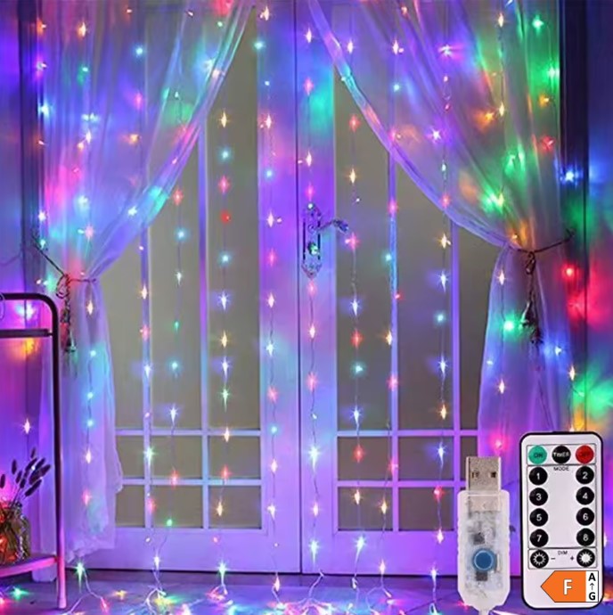 Lampki Kurtynowe USB LED