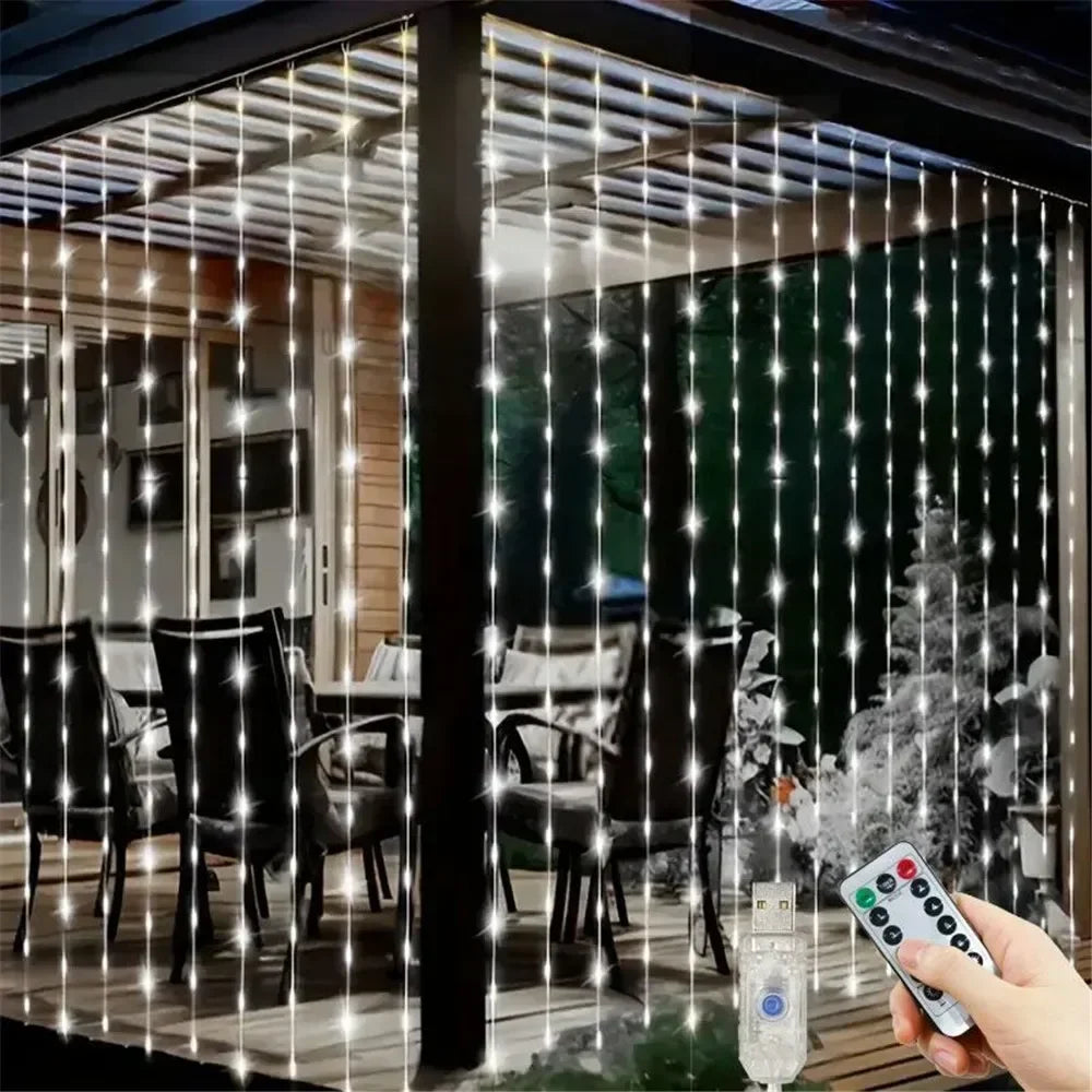 Lampki Kurtynowe USB LED