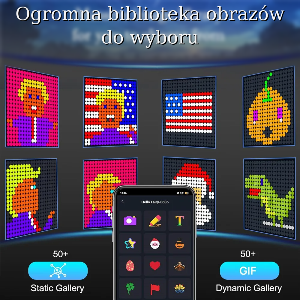 Kurtyna LED RGB Smart – Mikołaj, choinka i własne wzory na Twoim oknie